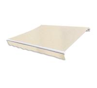 vidaXL Tenda da Sole Pieghevole Motorizzata 400 cm Crema