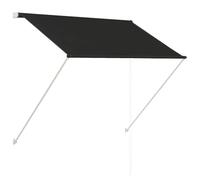 vidaXL Tenda da Sole Retrattile 150x150 cm Antracite Parasole Frangivento