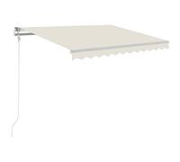 vidaXL Tenda da Sole Retrattile Automatica 300x250 cm Crema