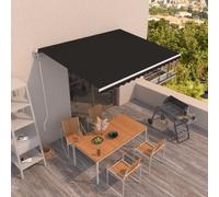 Tenda da Sole Retrattile Automatica 400x350 cm Antracite