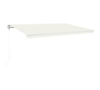 VIDAXL - Tenda Da Sole Retrattile Automatica 500x350 Cm Crema