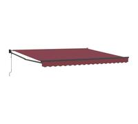 vidaXL Tenda da Sole Retrattile Automatica bordò 400x300 cm, tendalino Retrattile, tendalino, tendalino per Patio, Tende retrattili, tettoia per Porta