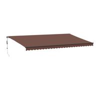 vidaXL Tenda da Sole Retrattile Automatica Marrone 600x350 cm, tendalino Retrattile, tendalino, tendalino per Patio, Tende retrattili