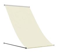 vidaXL Tenda da Sole Retrattile Crema 100x150 cm in Tessuto e Acciaio
