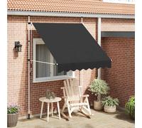 vidaXL Tenda da Sole Retrattile Manuale 200 cm Antracite