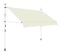 Tenda da sole retrattile manuale 250 cm crema
