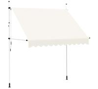 Tenda da sole retrattile manuale 250 cm crema