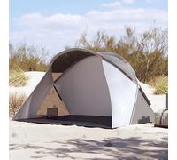 vidaXL Tenda da Spiaggia 2 Persone Pop-Up Grigia Impermeabile