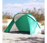 vidaXL Tenda da Spiaggia 2 Persone Pop-Up Verde Mare Impermeabile