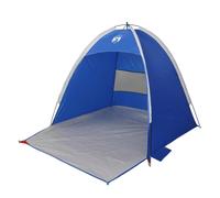 vidaXL Tenda da Spiaggia 3 Persone Azzurra Impermeabile