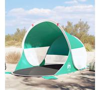 vidaXL Tenda da Spiaggia Pop-Up Verde Mare Impermeabile
