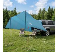 vidaXL Tenda da veicolo Blu 500 x 515 x 215 cm Poliestere e Acciaio