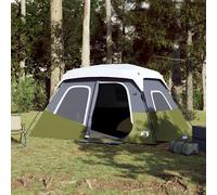 AX Tenda Familiare E-Port Luci Led 6persone Cabina Blu 3.44x2.82x2.12m New 94308