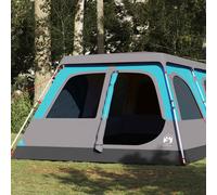 vidaXL Tenda Familiare a Cupola 8 Persone Blu a Rilascio Rapido
