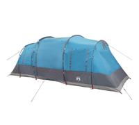 vidaXL Tenda Familiare a Tunnel per 6 Persone Blu Impermeabile
