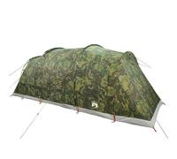 vidaXL Tenda Familiare a Tunnel per 6 Persone Mimetica Impermeabile