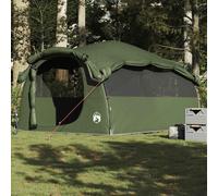 vidaXL Tenda Familiare a Tunnel per 6 Persone Verde Oliva Resistente all'acqua