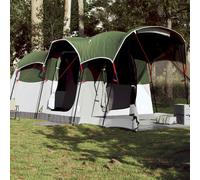 vidaXL Tenda Familiare a Tunnel per 8 Persone Verde Impermeabile, Tenda a Tunnel, Tenda da Campeggio, rifugio da Campeggio, Tenda, Tenda da Giardino
