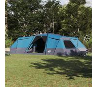 vidaXL Tenda Familiare Blu 833 x 585 x 216 cm Poliestere