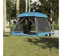 Tenda Familiare Cabina per 6 Persone Blu Impermeabile