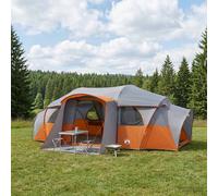 vidaXL Tenda familiare con telo da pioggia resistente all'acqua tunnel, Tenda Moderna per Famiglia, Refugio Esterno, Comoda per Campeggio, Ampio Tettuccio, Resistente all'Acqua