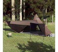 vidaXL Tenda Familiare Tipi per 8 Persone Marrone Impermeabile