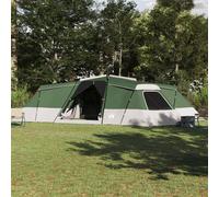vidaXL Tenda Familiare Verde 833 x 585 x 216 cm Poliestere