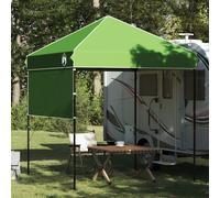 vidaXL Tenda Gazebo Verde 200 x 200 cm Tessuto Oxford