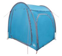 vidaXL Tenda Grande per Camping con Biciclette | Impermeabile, in Poliestere Resistente, Facile da Montare con ancoraggi a Terra, Tanto Spazio per Bici e Attrezzatura, Portatile e sicura per Il campi