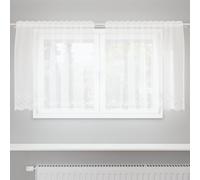 vidaXL Tenda in Pizzo con tende Bianco 100 x 150 cm Poliestere