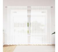 vidaXL Tenda in Pizzo con tende Bianco 200 x 200 cm Poliestere