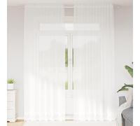 vidaXL Tenda in Pizzo con tende Bianco 260 x 150 cm Poliestere