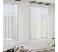 vidaXL Tenda in Pizzo con tende Bianco 300 x 900 cm Poliestere