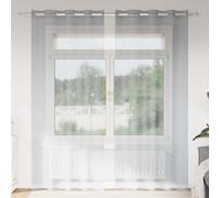 vidaXL Tenda in Velo 2 pcs Grigio scuro 225 x 140 cm Poliestere