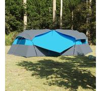vidaXL Tenda interna con tetto Blu 520 x 520 x 190 cm taffetà
