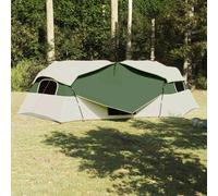 vidaXL Tenda interna con tetto Verde 520 x 520 x 190 cm taffetà