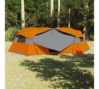 vidaXL Tenda interna Grigio e arancione 520 x 520 x 190 cm taffetà