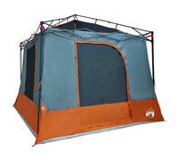 vidaXL Tenda Interna in Rete Moderna Grigia e Arancione 290 x 288 cm, Solo per Esterni, Resistente all'Acqua e al Vento. Ha Un Design Traspirante con Chiusura a Cerniera e Rivestimento in PU in Poli