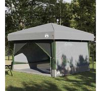 vidaXL Tenda interna per 7 persone Verde e Grigio 300 x 300 x 250 cm