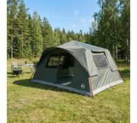 vidaXL Tenda Istantanea con tetto Verde militare 365 x 280 x 200 cm