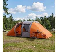 vidaXL Tenda Istantanea Grigio e arancione 524 x 232 x 192 cm