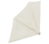 vidaXL Tenda Laterale per Balcone Pieghevole Crema 140x140 cm