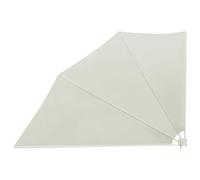 vidaXL Tenda Laterale Balcone Pieghevole Crema 160x240 cm Parasole Terrazza