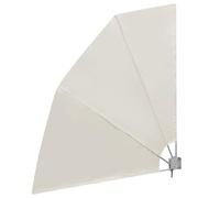 vidaXL Tenda Laterale Balcone Pieghevole Crema 210x210 cm Parasole Terrazza