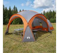 vidaXL Tenda Laterale con tetto Grigio e arancione 410 x 410 x 250 cm