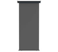 vidaXL Tenda laterale per balcone 100% poliestere ferro acciaio