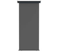 vidaXL Tenda laterale per balcone 100% poliestere ferro acciaio