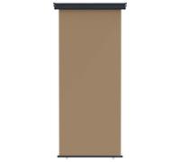 vidaXL Tenda laterale per balcone 100% poliestere ferro acciaio, Telo esterno, tende retrattili, resistenti alle intemperie, schermo per privacy e protezione dal sole
