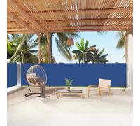 vidaXL Tenda Laterale Retrattile Blu 140x1000 cm