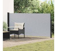vidaXL Tenda laterale retrattile Grigio 300 x 117 cm Poliestere